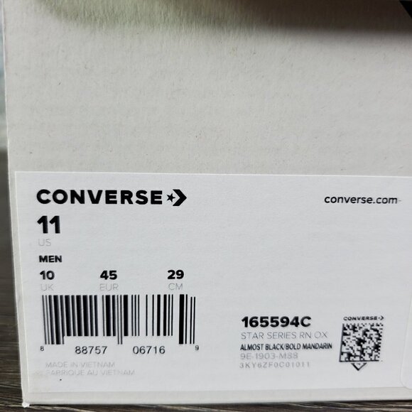 New Converse Star Series RN \'Black\'